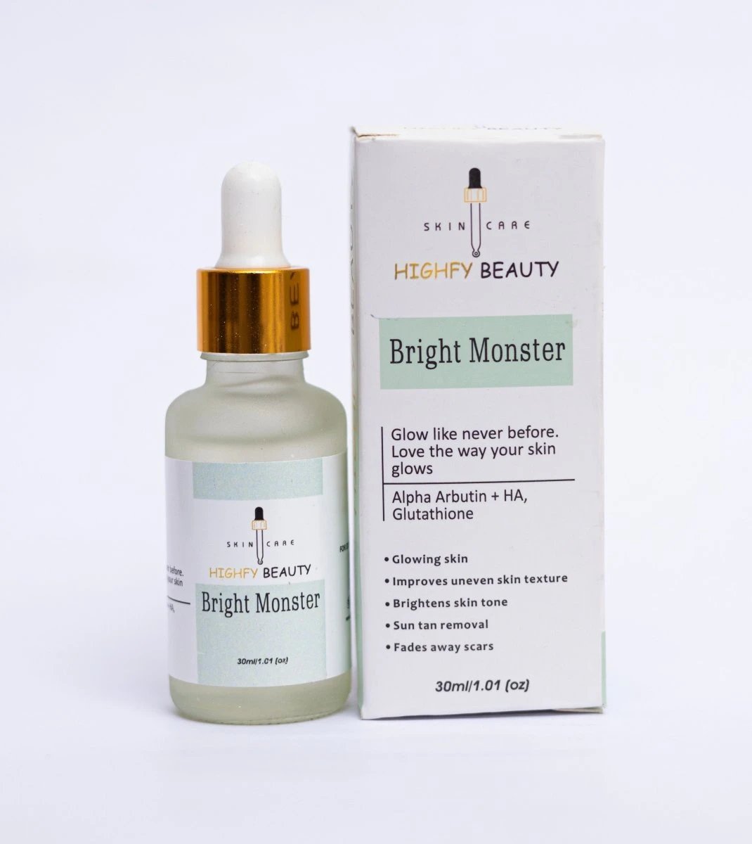 Bright Monster Serum - Alpha Arbutin 2% + HA 2% + Glutathione Bright Monster Serum - Alpha Arbutin 2% + HA 2% + Glutathione