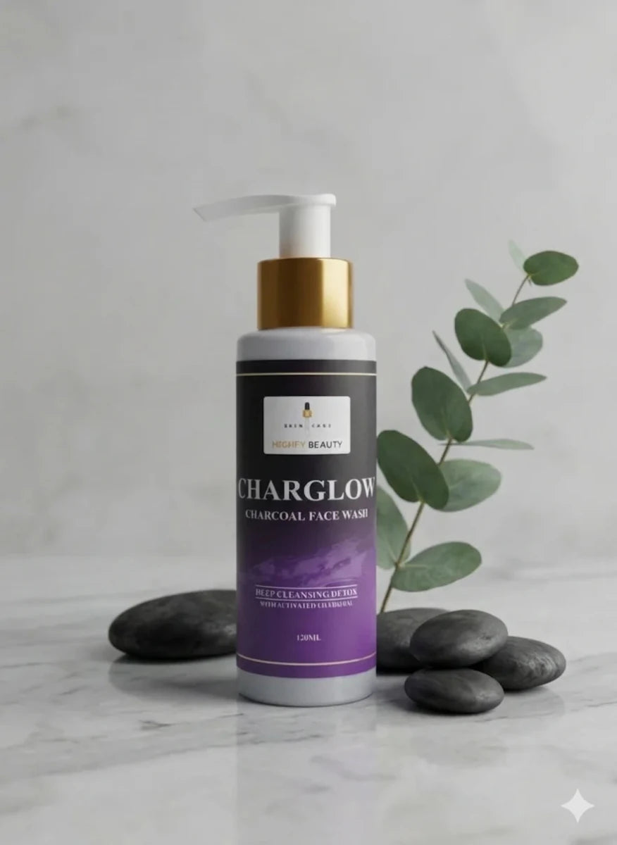 CHARGLOW CHARCOAL FACEWASH - Highfy Beauty